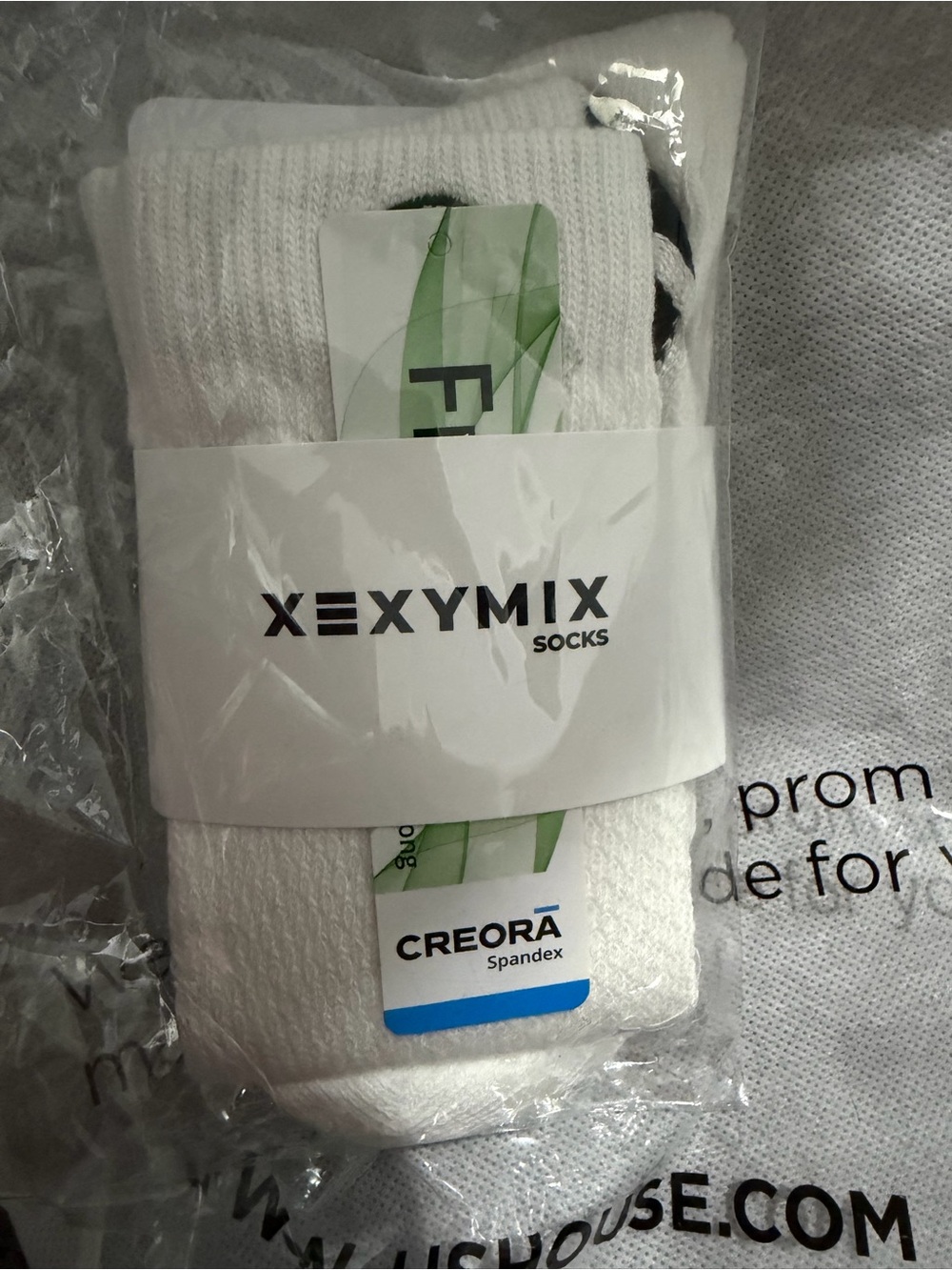 White Crew Socks